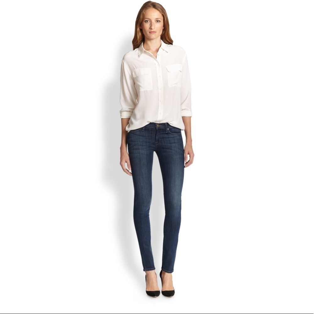 HUDSON Colette Mid‎ Rise Skinny. Sz 25X32